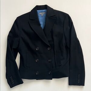 Ann Taylor Black Breasted Blazer/Jacket